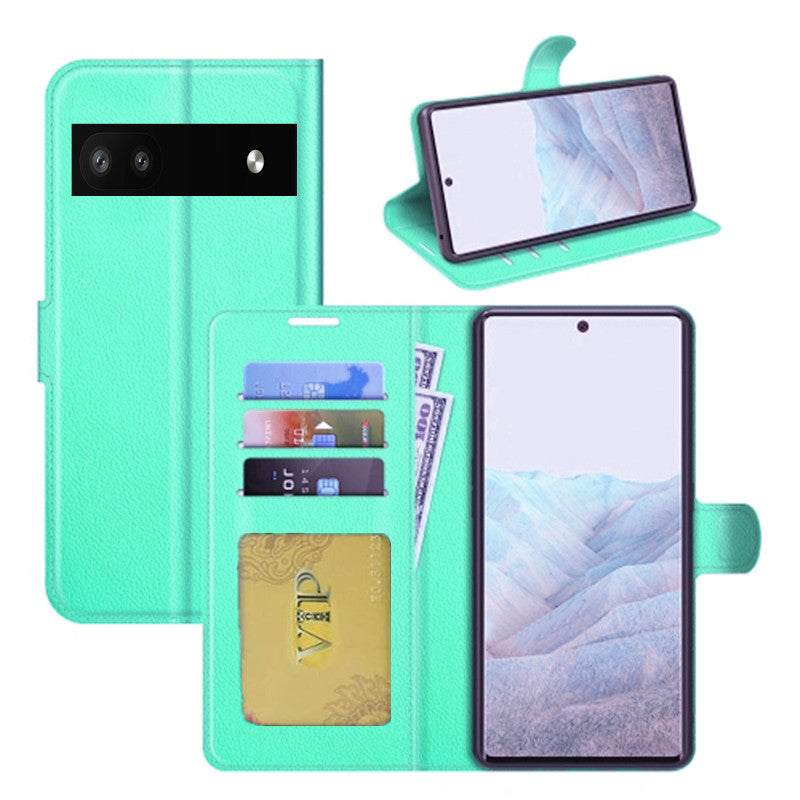 Leather Folio Wallet Case for Google Pixel 6a Leather Folio Wallet Case for Google Pixel 6a